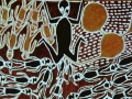 ALL MOTHER and the DJANGGAWO SISTERS, Australia, 20th Century C.E. Courtesy of the Art Gallery of New South Wales and the Aboriginal Artists Agency Limited.